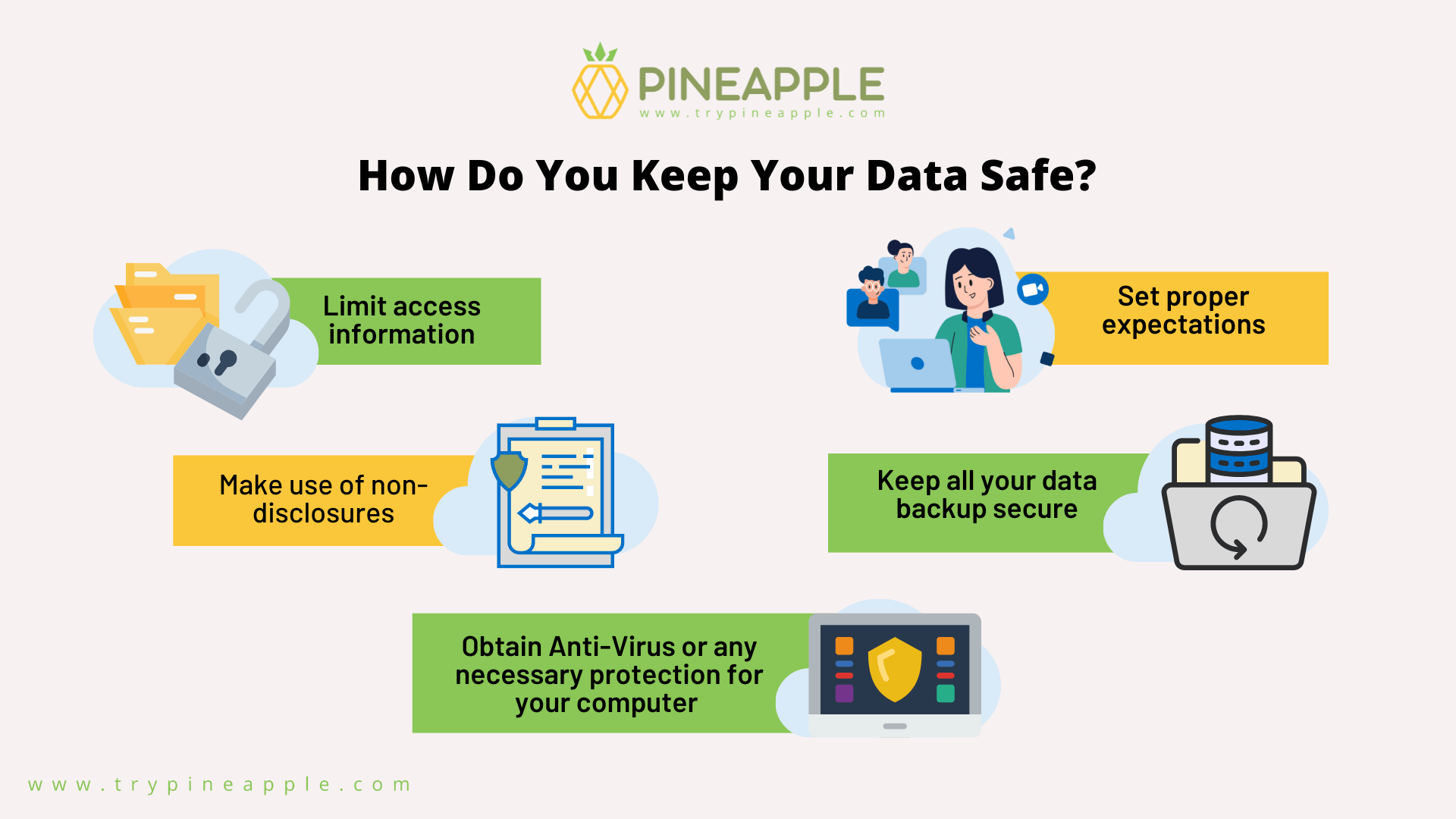 How Do you Keep Your Data Safe? Pineapple Virtual Assistant Hub
