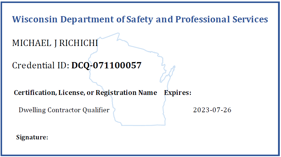 Certifications Sunset Ridge Exteriors