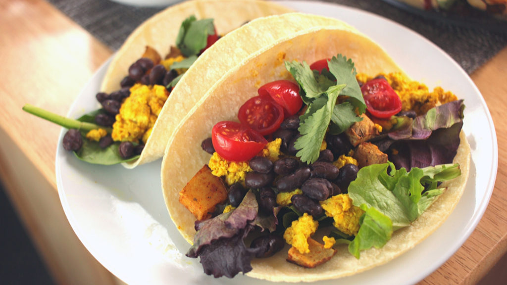 Tofu Scramble Tacos TryVeg