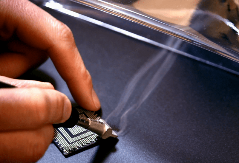 solder smoke filtration