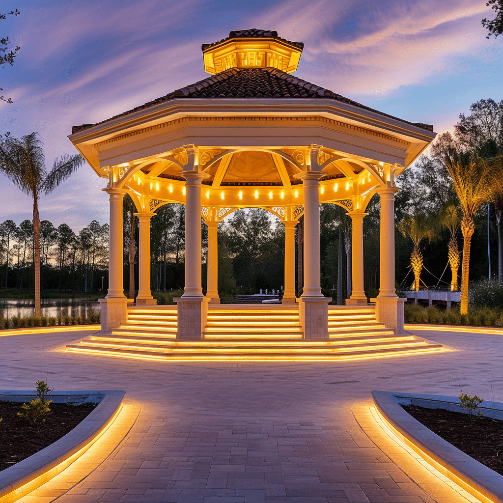 Affordable Custom Ocala Pavilions Pergolas Gazebos Builders, FL