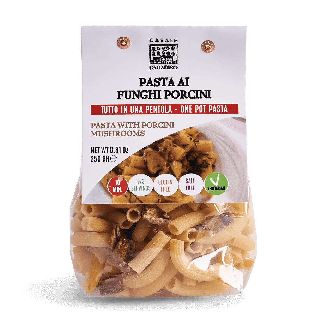 Pasta with Porcini Mushrooms "Pasta al Funghi Porcini" Tsar Caviar