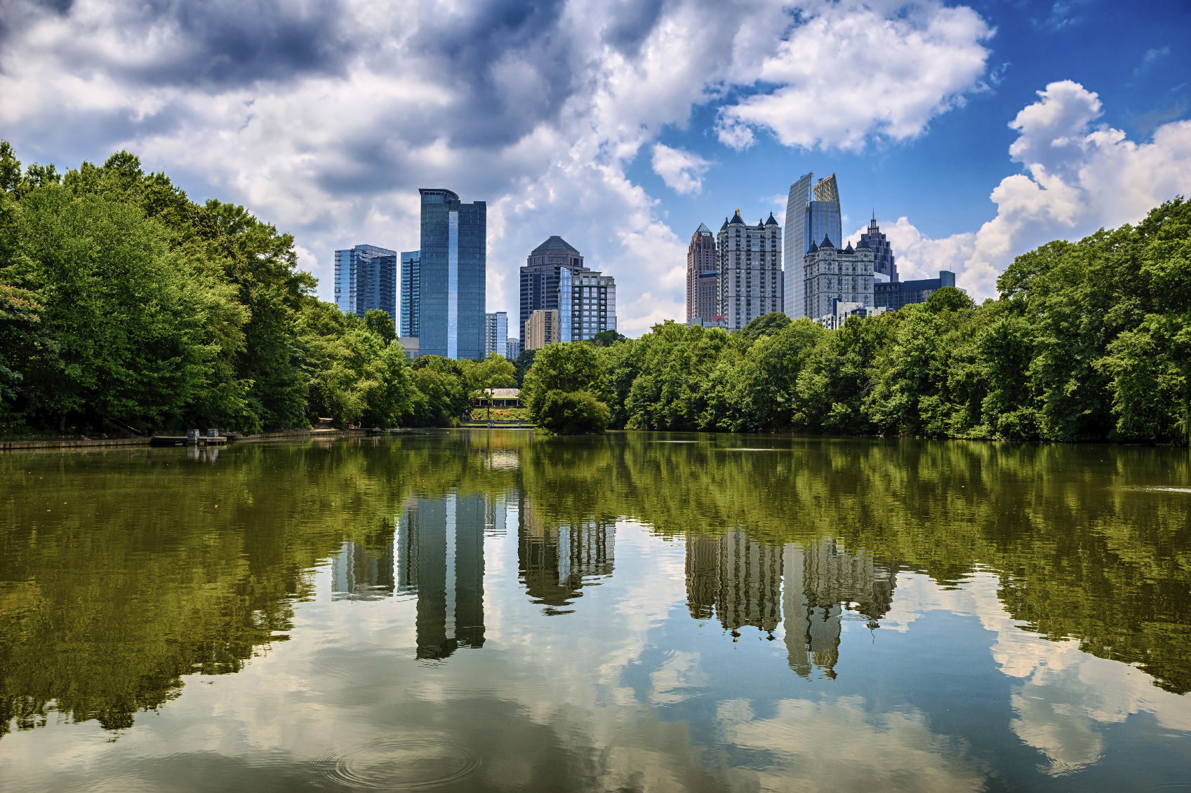 Skyline of downtown Atlanta, from Piedmont Park TS Associates