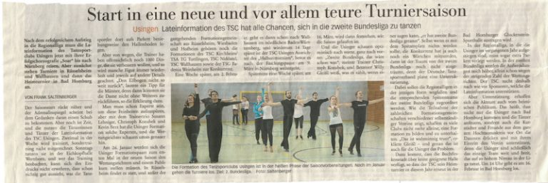 TSC Usingen Presse