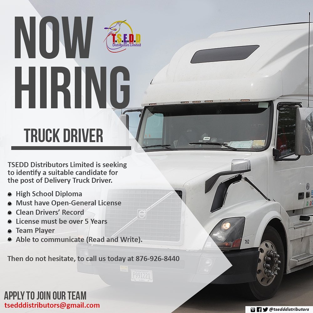 Now Hiring TSEDD Distributors Limited
