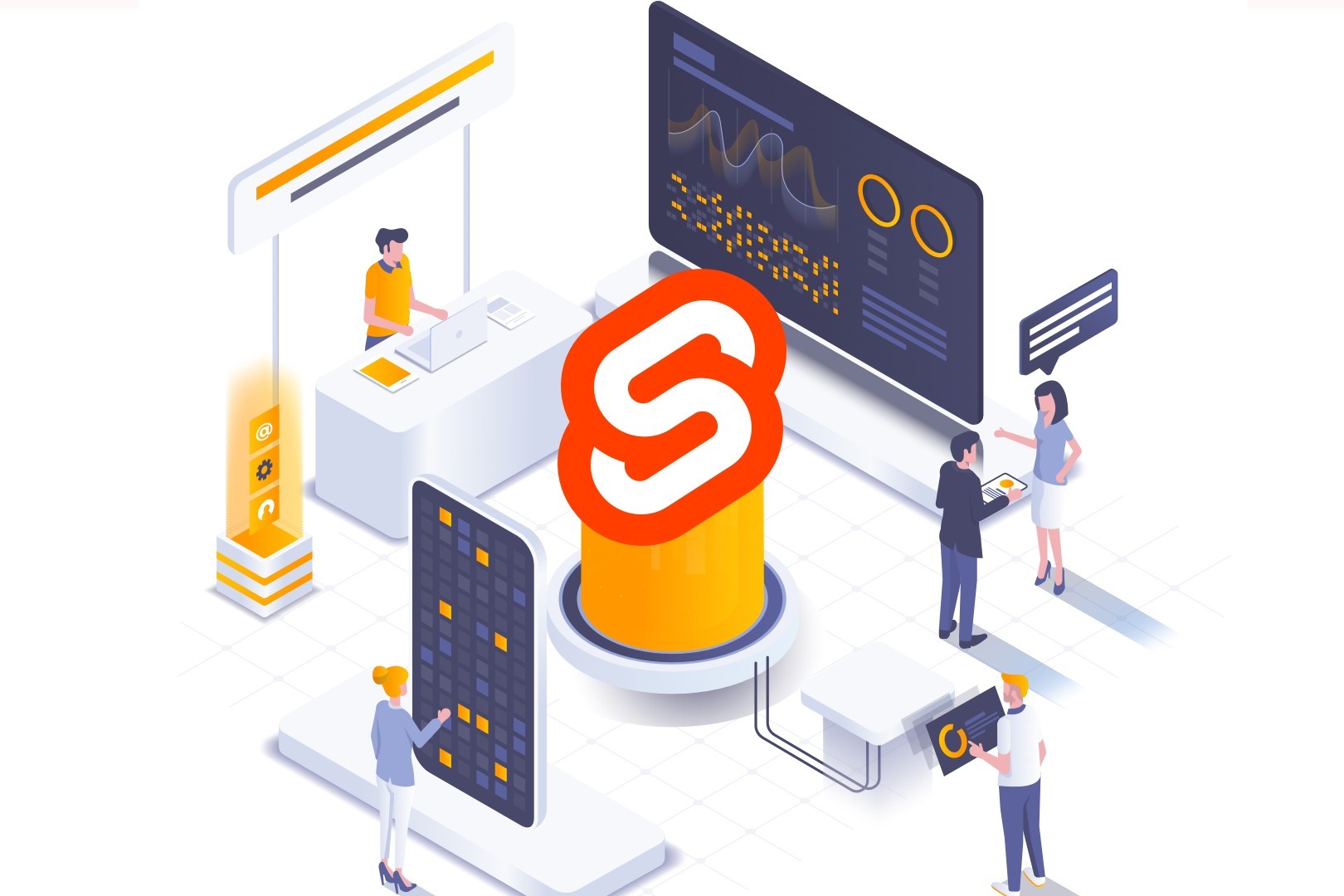 Svelte JS frontend framework benefits, comparison with React, Angular