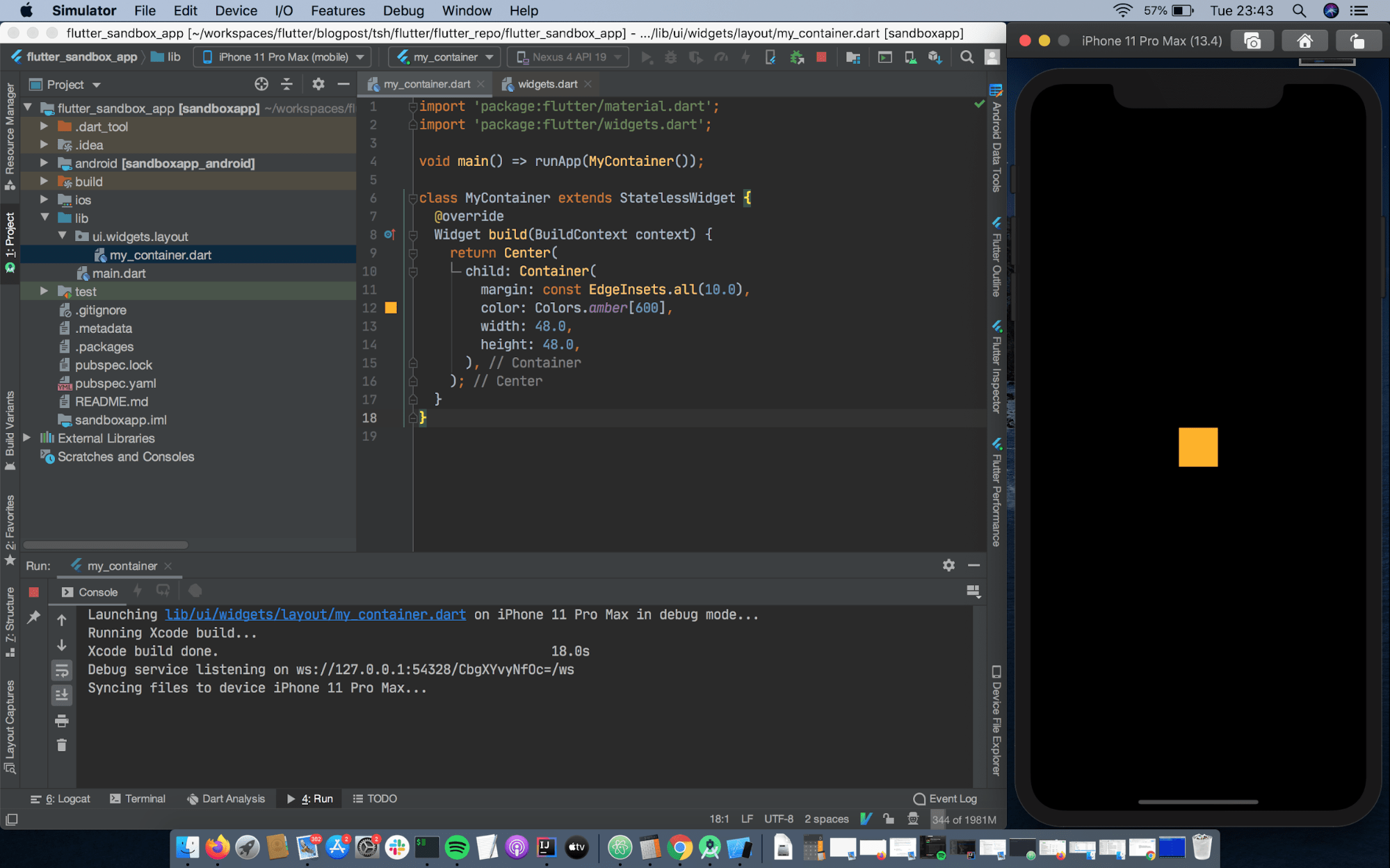 Flutter tutorial How I learned to use this framework TSH.io
