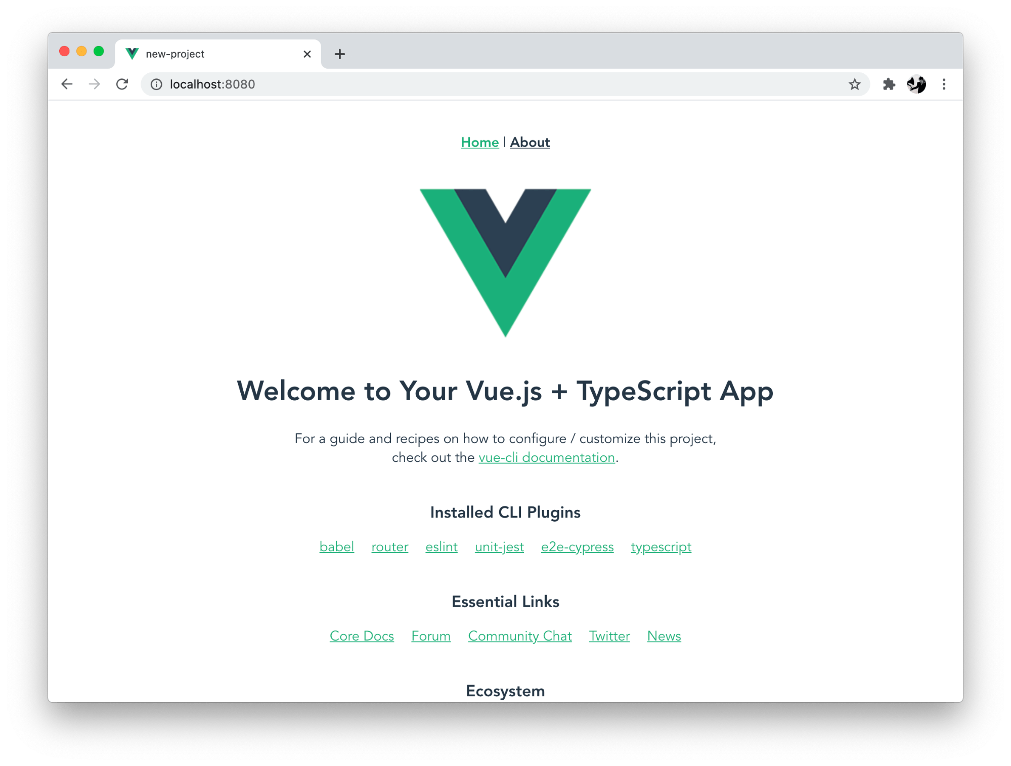 Install Vue CLI and create a project in Vue 3 TSH.io