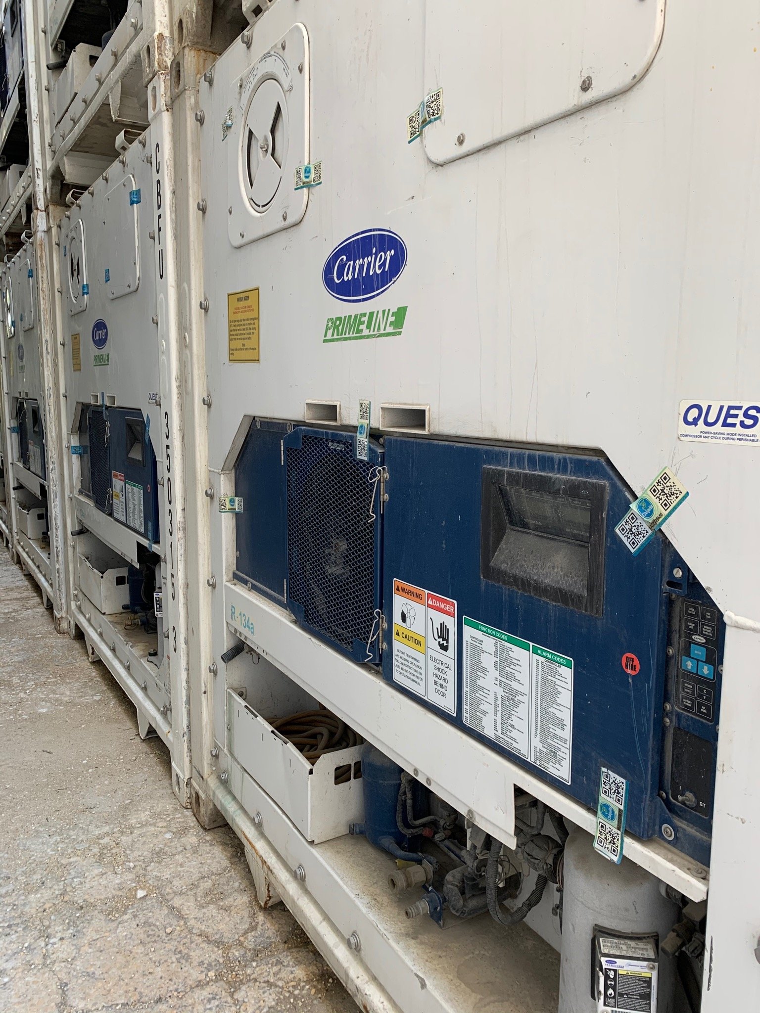 Used 40' Refrigerated Containers Houston TSI Containers