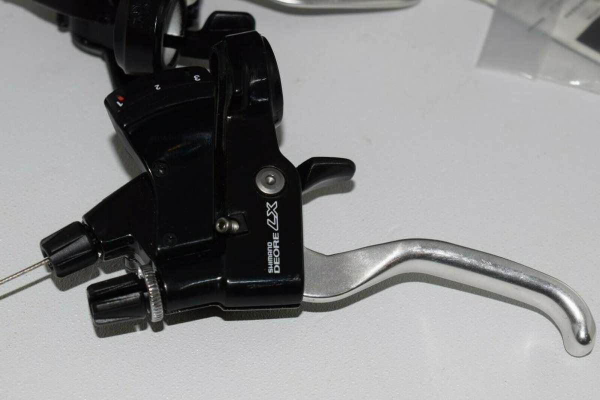 SHIMANO Deore LX STM567 shifter brake lever cable Set 3x8 speed Black Nos Nib Ποδήλατα