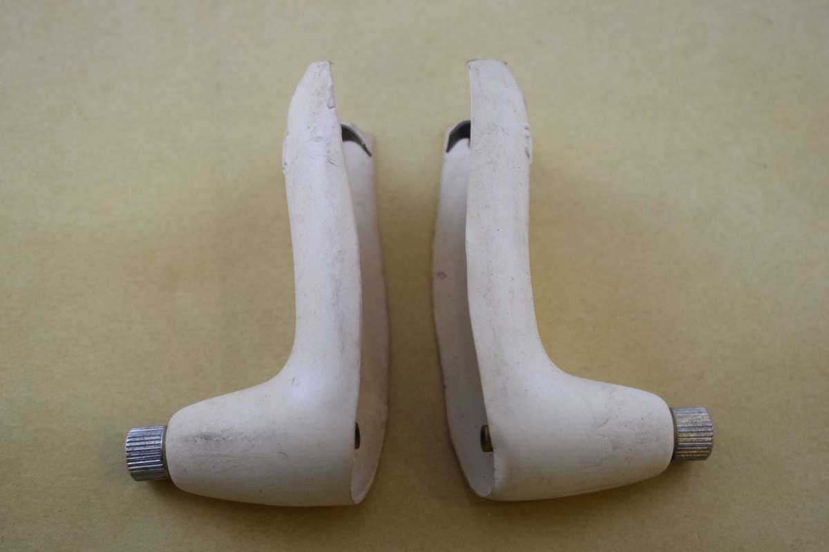 MAFAC brake lever Half Hoods pair retro vintage white NOS Ποδήλατα