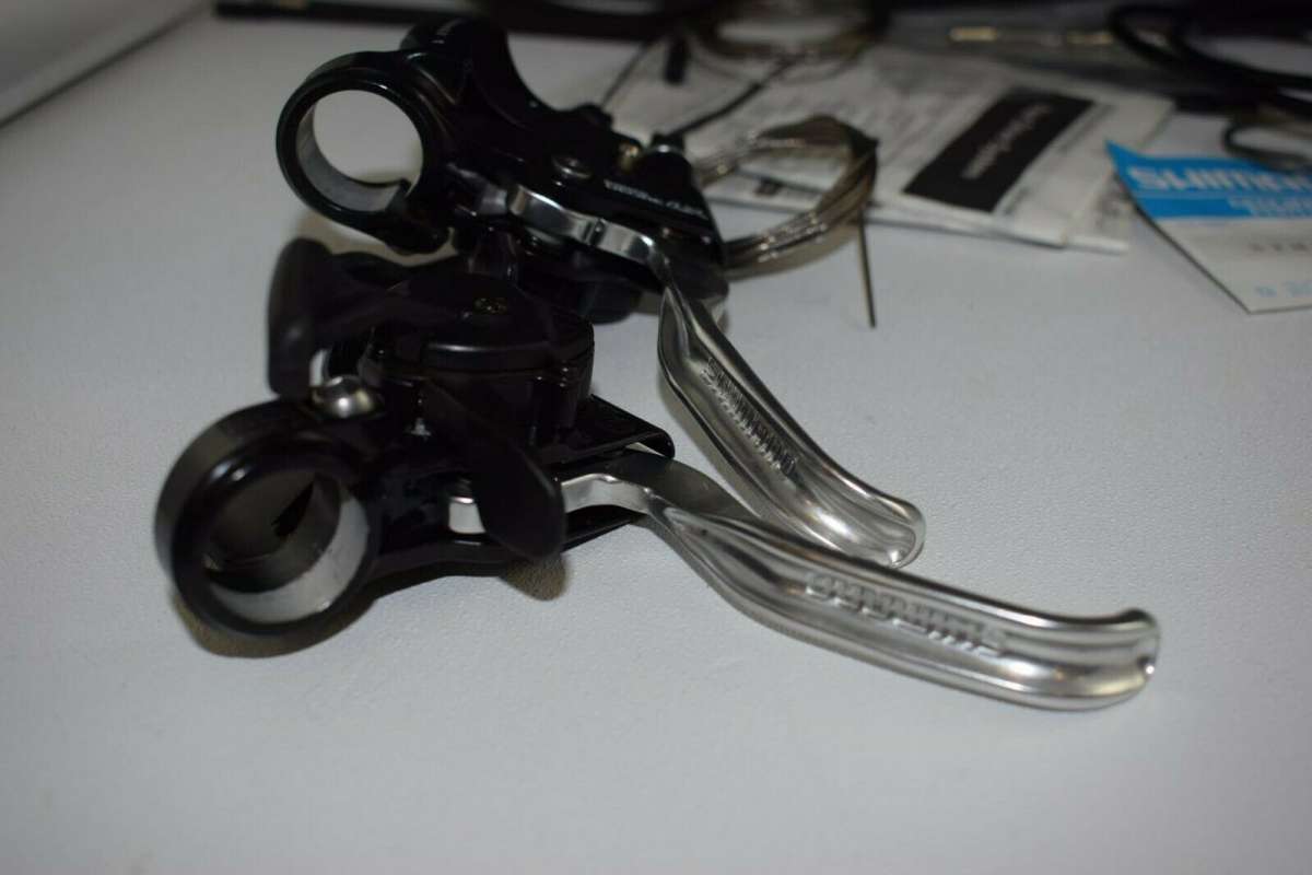 SHIMANO Deore LX STM567 shifter brake lever cable Set 3x8 speed Black Nos Nib Ποδήλατα