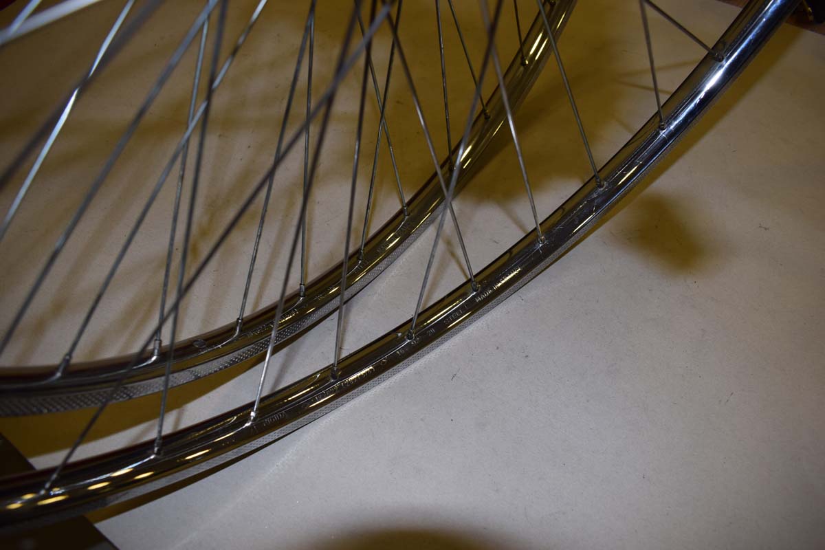 Nos Vintage Road Racing Wheel Set Rigida rims chrome 36 hole Sachs hubs mailard freewheel 6