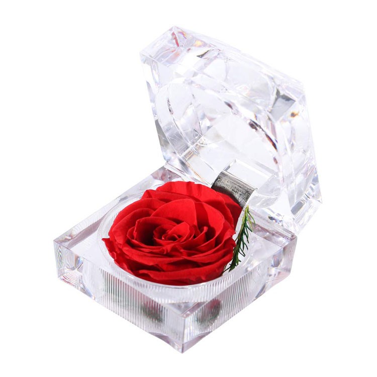 Preserved Flower Ring Box Forever Roses Preserved Rose Ring Boxes