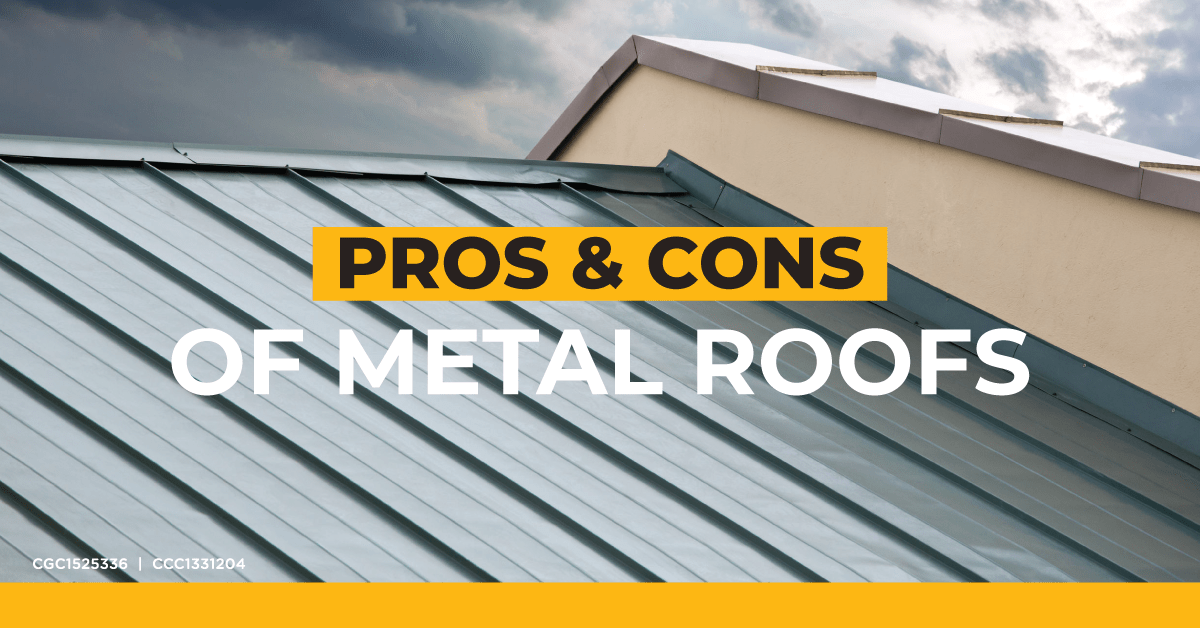 Pros and Cons of Metal Roofs TSpark Enterprises, LLC Tallahassee, FL