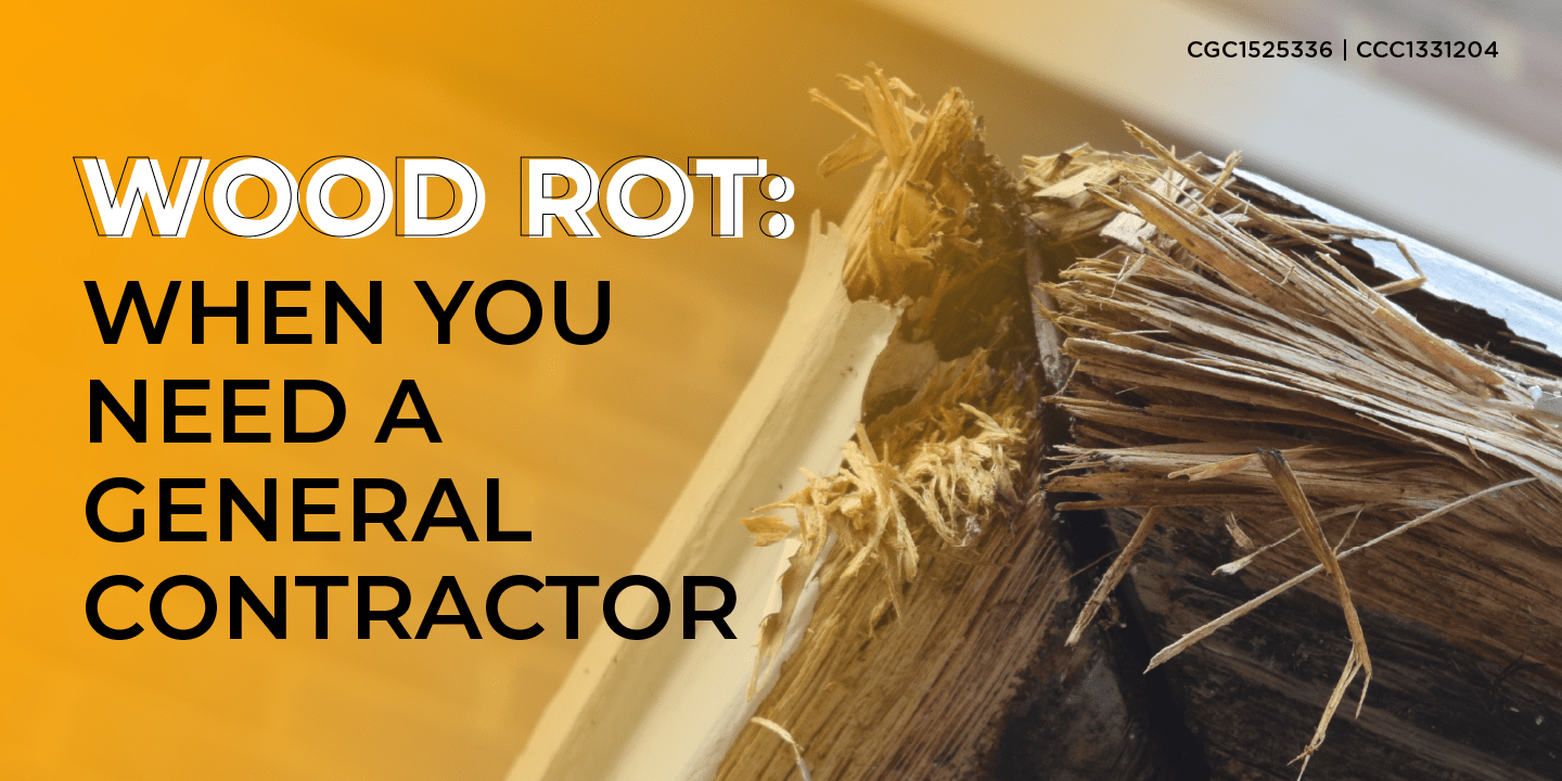 Wood Rot When You Need a General Contractor TSpark Enterprises LLC
