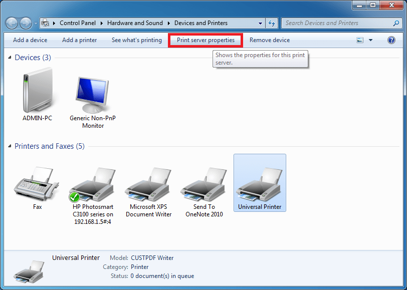 Printing with Standard RDP… TSplus Remote Access