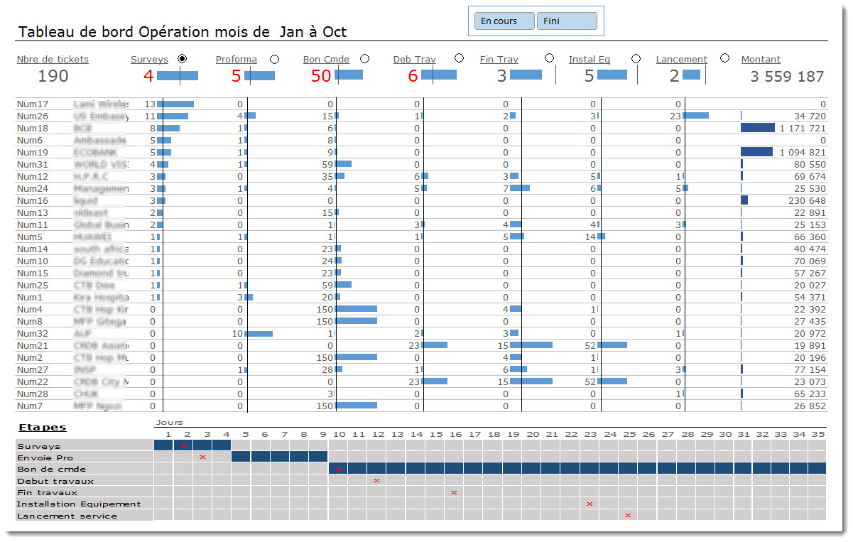 Rapport de mission "mise en place d'un système de reporting global et