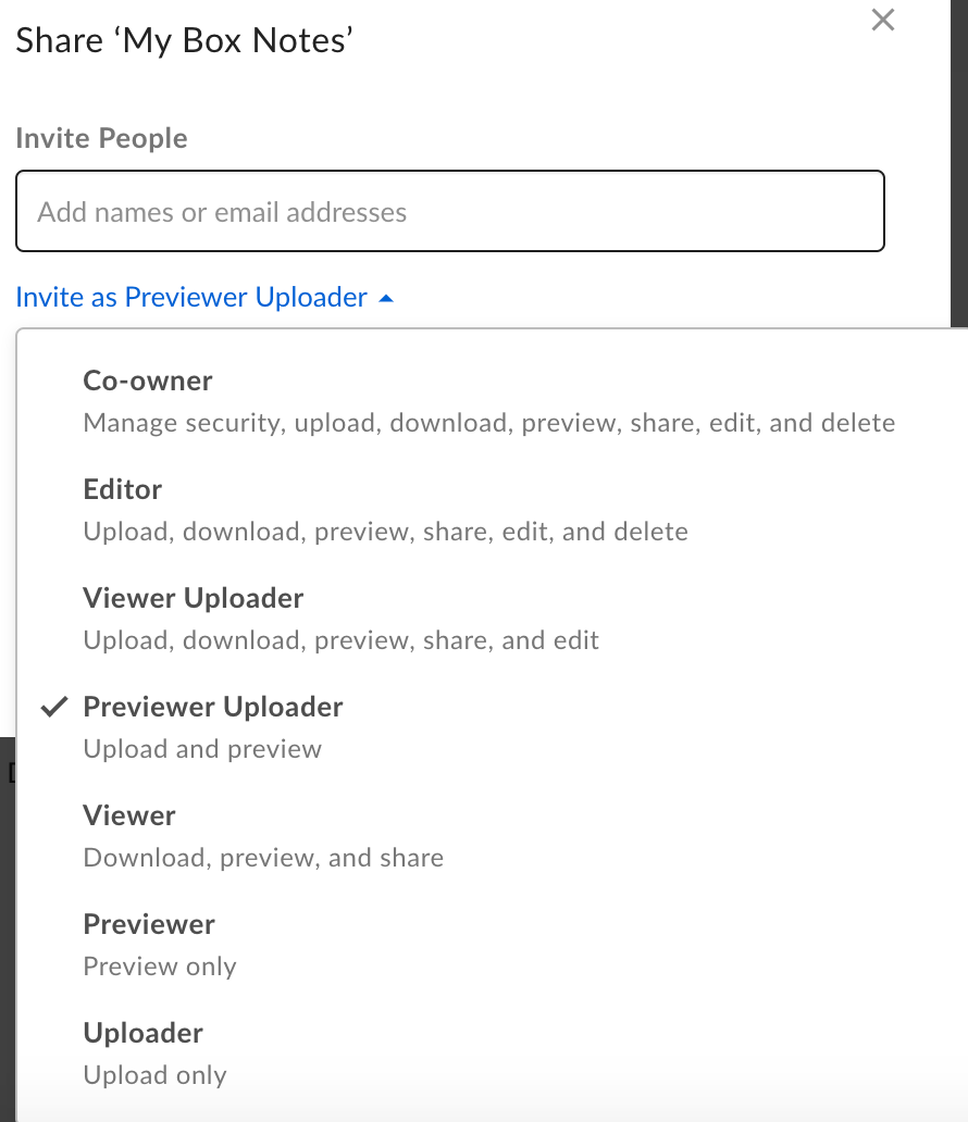 Box Sharing Guidelines and Options IT Service Desk