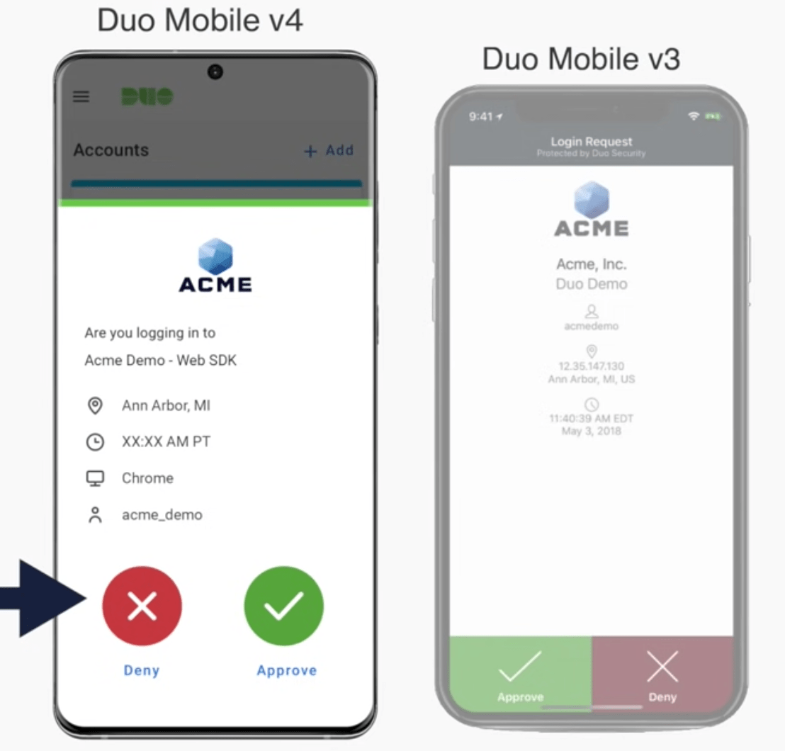 Duo Mobile Screen Update IT Service Desk