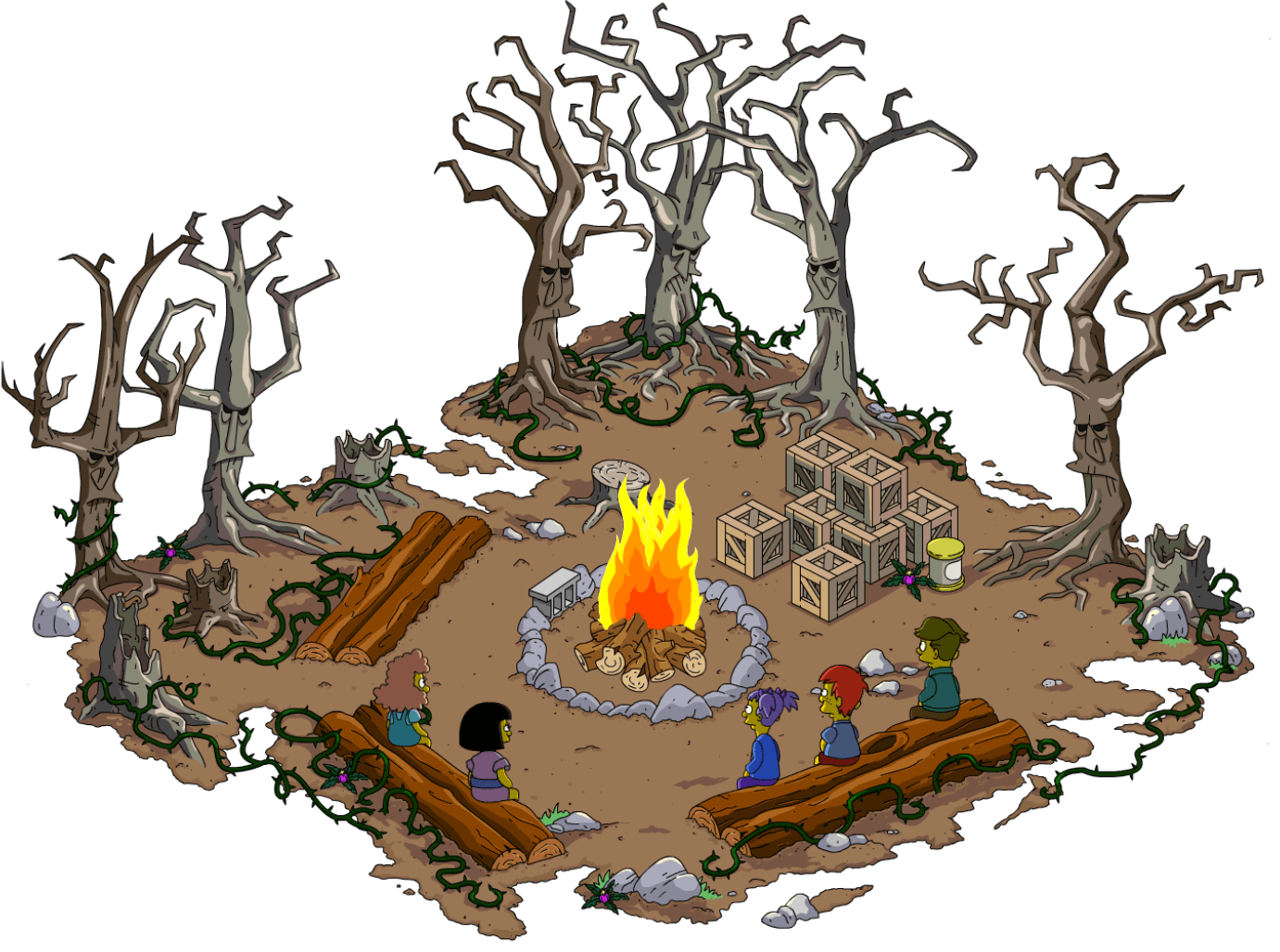 THOH 2015 Spooky Campfire StoriesThe Simpsons Tapped Out AddictsAll