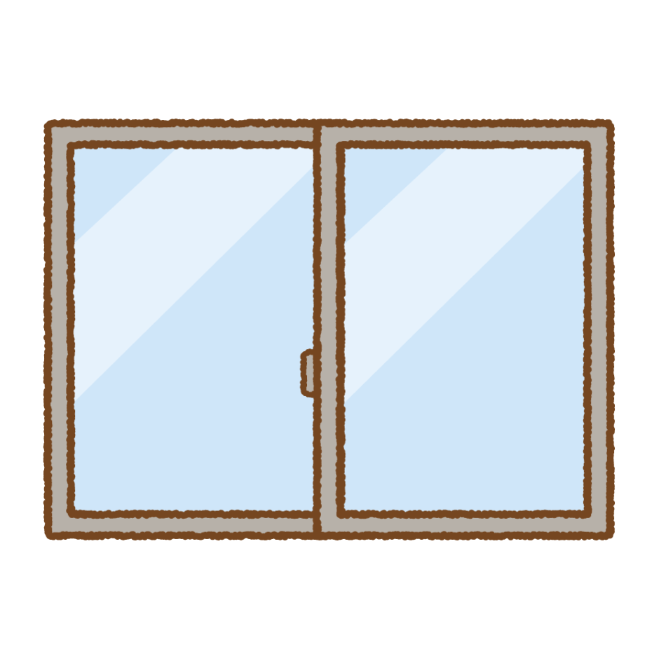 窓のイラスト | 商用OKの無料イラスト素材サイト ツカッテ