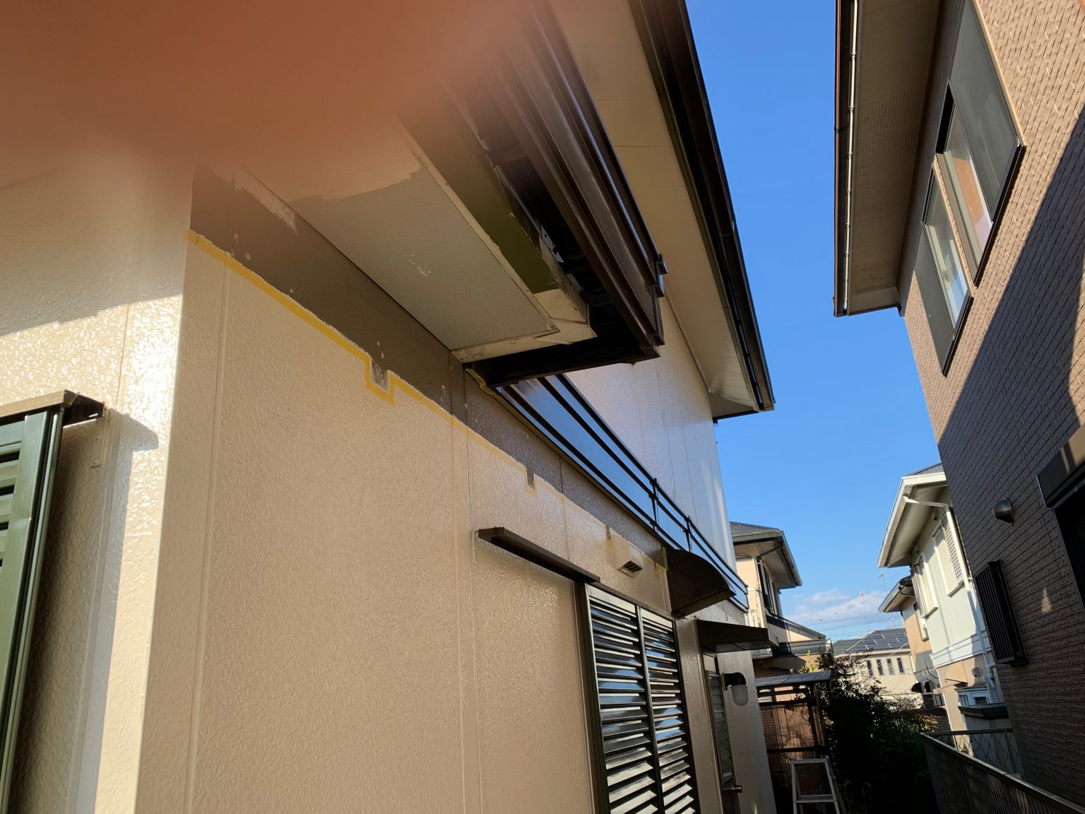 DIYリフォーム 外壁塗装を自分でやってみた。(ほんの一部分だけ) つくばの家