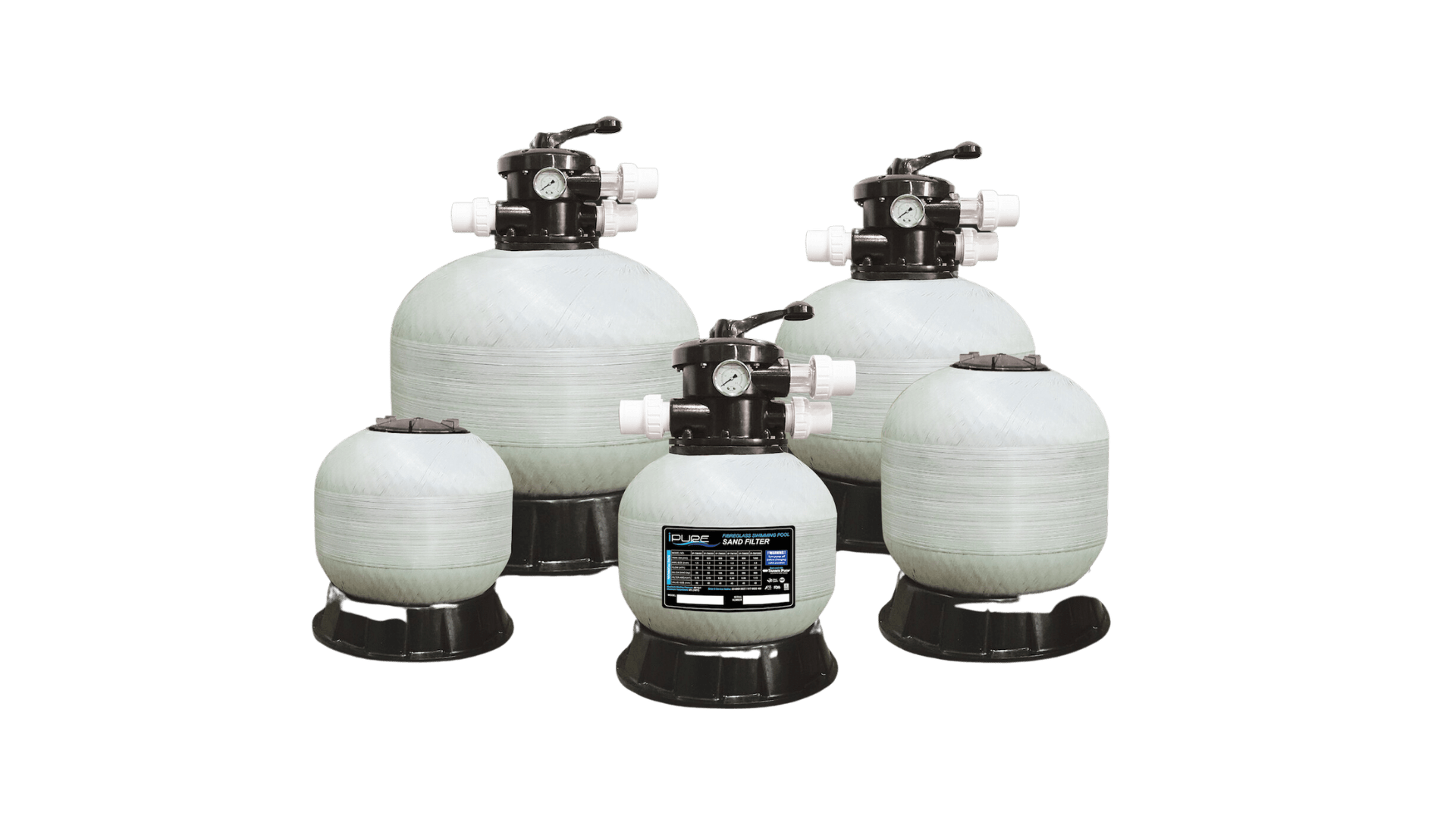 iPTM900 Fibreglass Swimming Pool Sand Filter Tsunami Pump