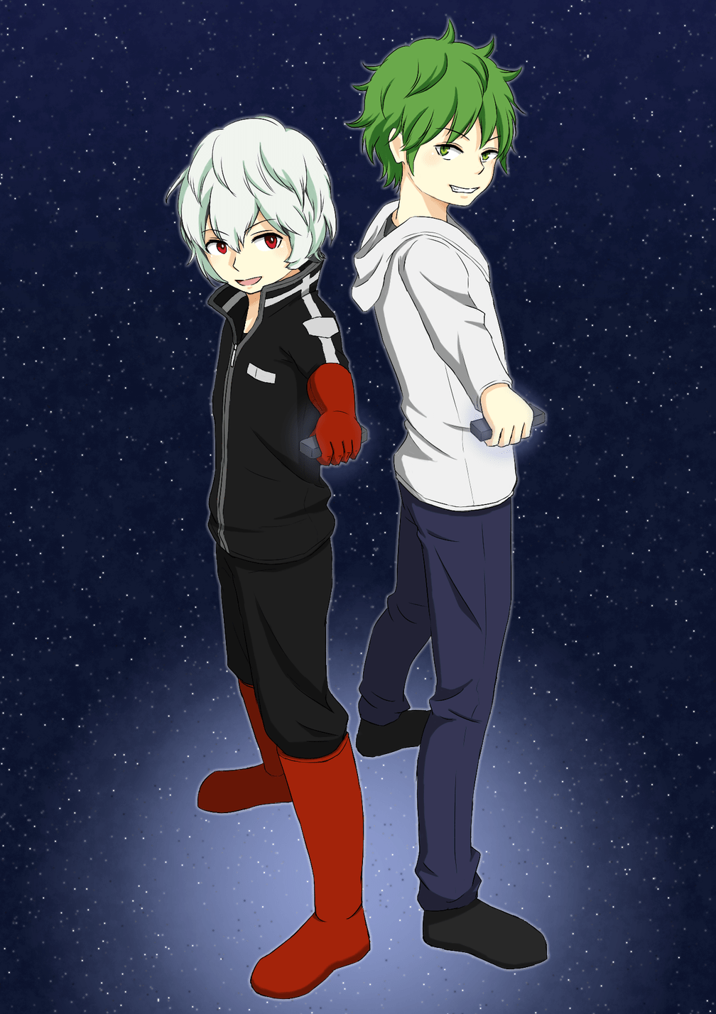 ワールドトリガー【空閑遊真,緑川駿】 壁紙