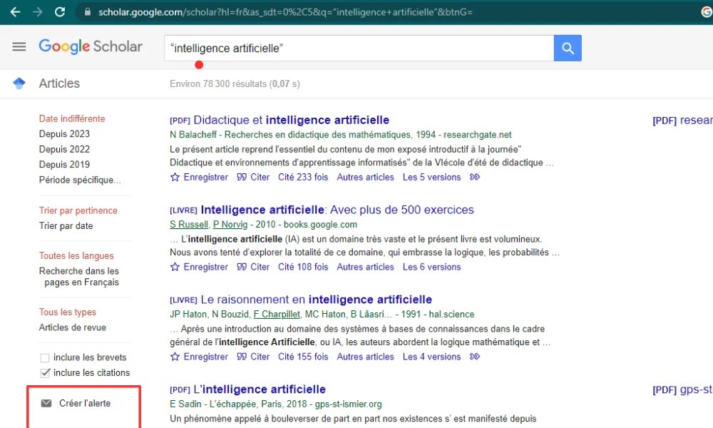 Google Scholar le meilleur outil de recherche académique