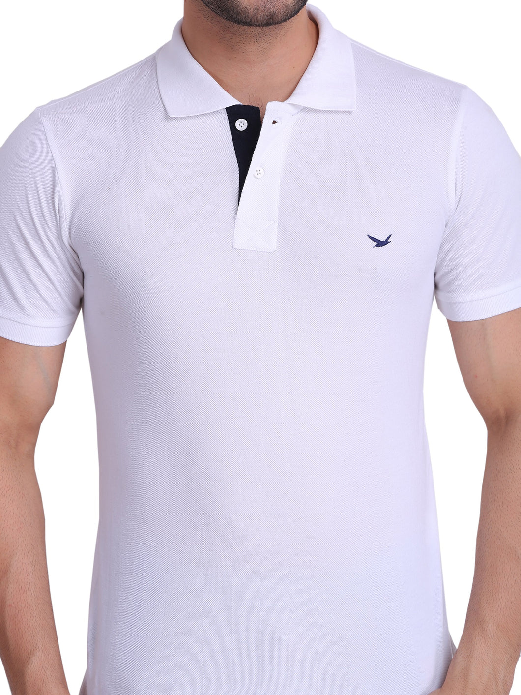 Buy Mens Polo White TShirt Under ₹500 TT Bazaar