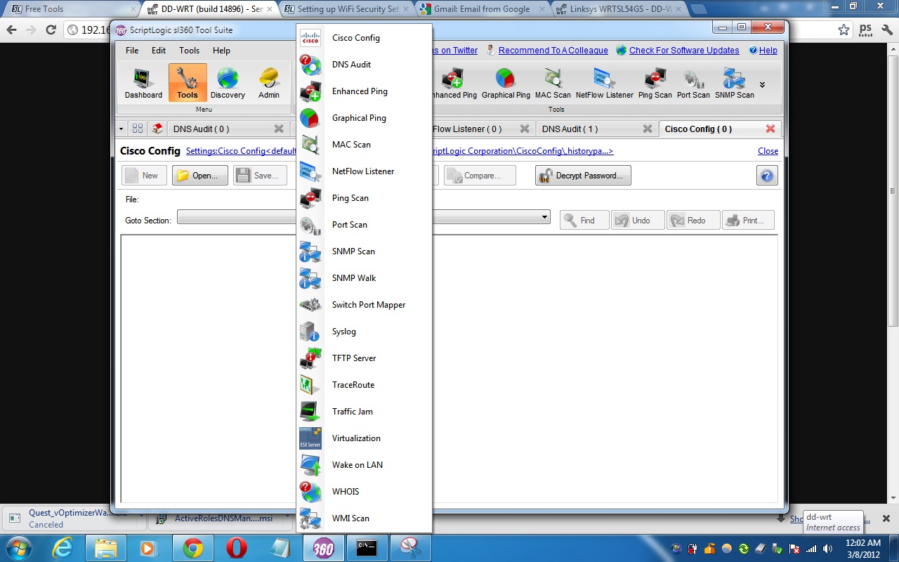 Scriptlogic Quest Software Free Tools sl360 Tool Suite TCAT