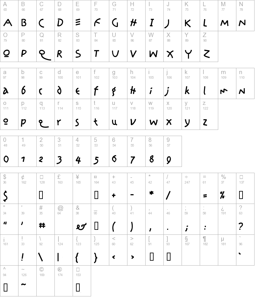 Amazon Regular truetype font