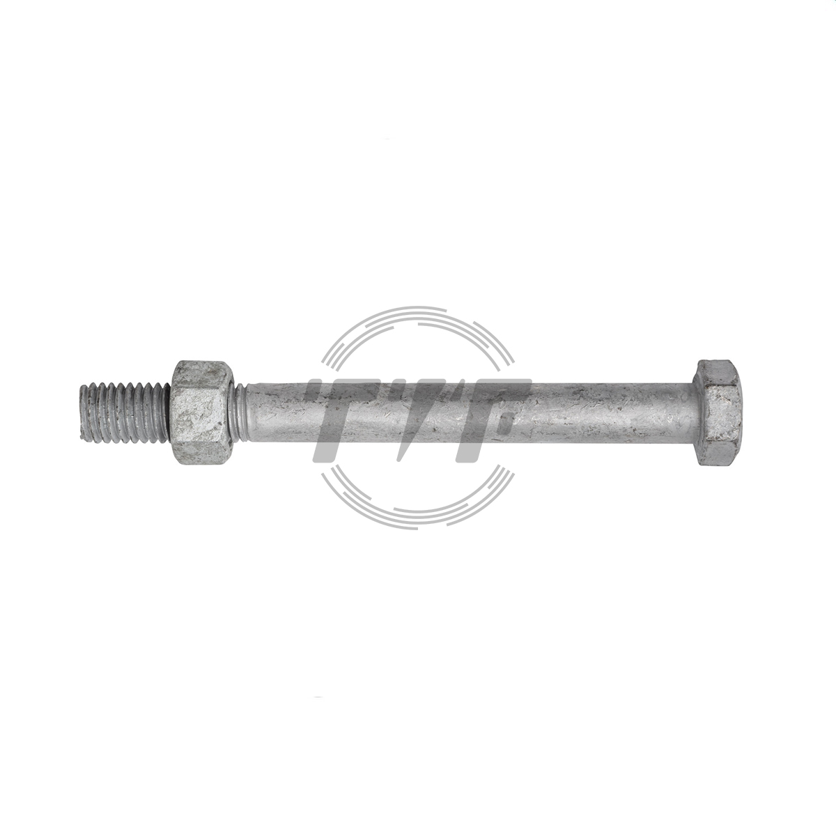 Steel Cable Suspension Bolt with Two Square Nuts TTF POWER