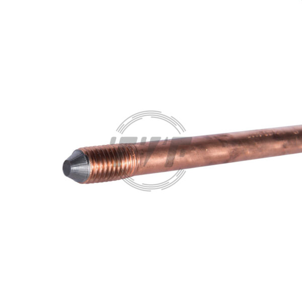 10mil COPPERBONDED GROUND ROD, 1/2in x 10ft, THREADED ENDS TTF Power