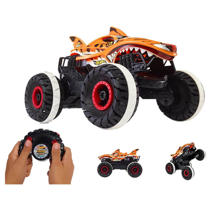 Hot Wheels Monster Trucks Unstoppable Tiger Shark RC | TTPM