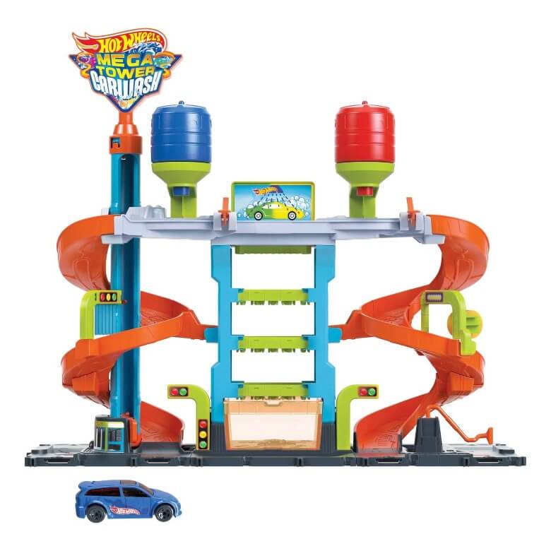 Hot Wheels City Mega Tower Car Wash TTPM
