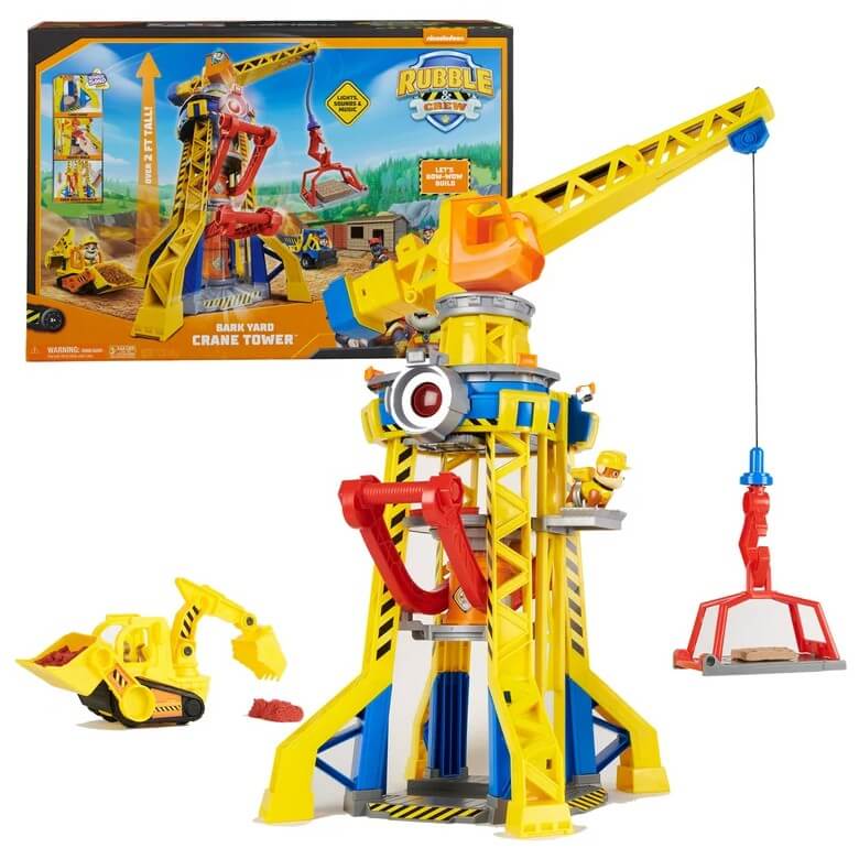 PAW Patrol Rubble Crew Bark Yard Crane Tower TTPM