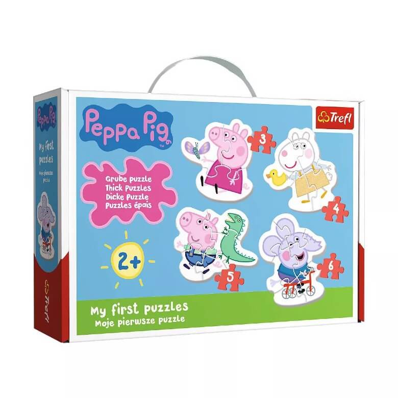 Peppa Pig My First Puzzles, 4 in 1 Puzzle, and Maxi 24piece Puzzle TTPM