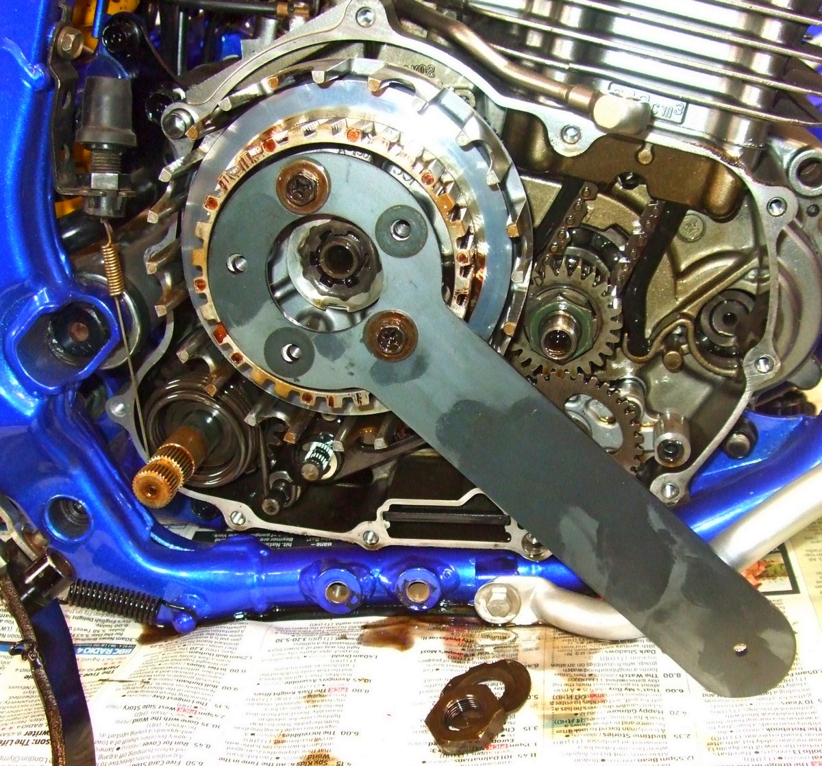 Fitting a new timing chain (cam chain) to a Yamaha TTR250