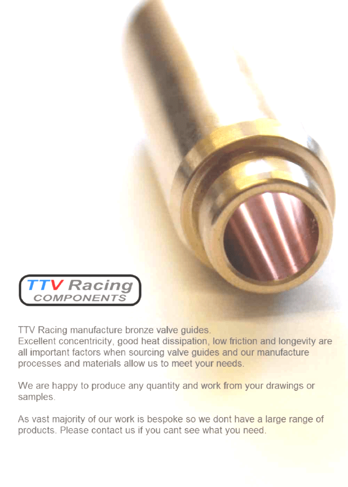 TTV Racing Valve Guides TTV Racing Component Flywheel & Clutch