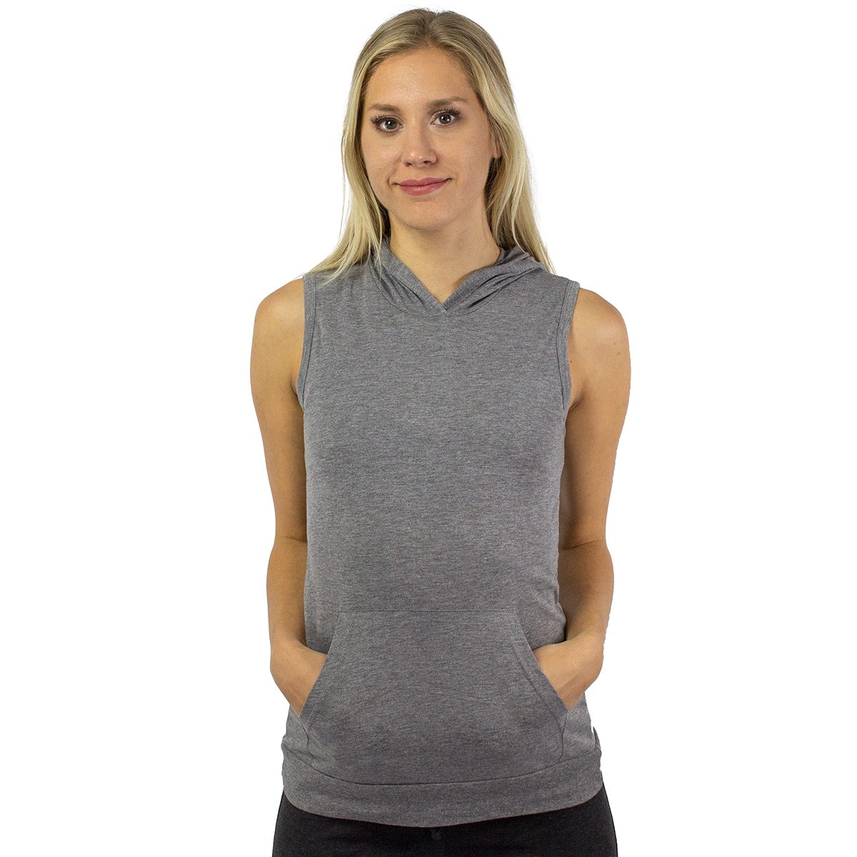 D779L Ladies Sleeveless Hoodie TShirt Tycoon Solutions