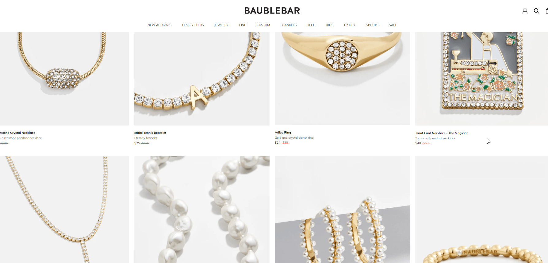 Baublebar优惠券2023折扣码 baublebar美国官网总统日折扣区上新低至2折促销 最值买