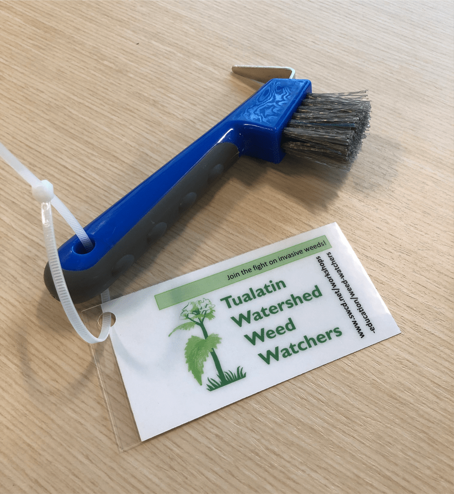 Boot Brush Giveaway Tualatin Soil and Water Conservation District