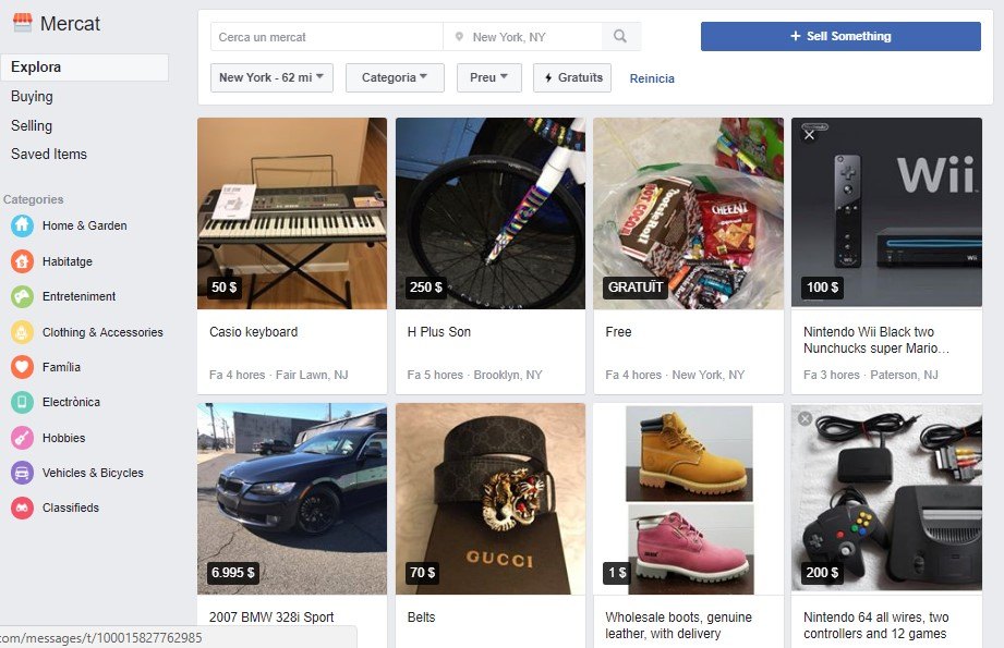 ¿Cómo vender y comprar en Facebook Marketplace?