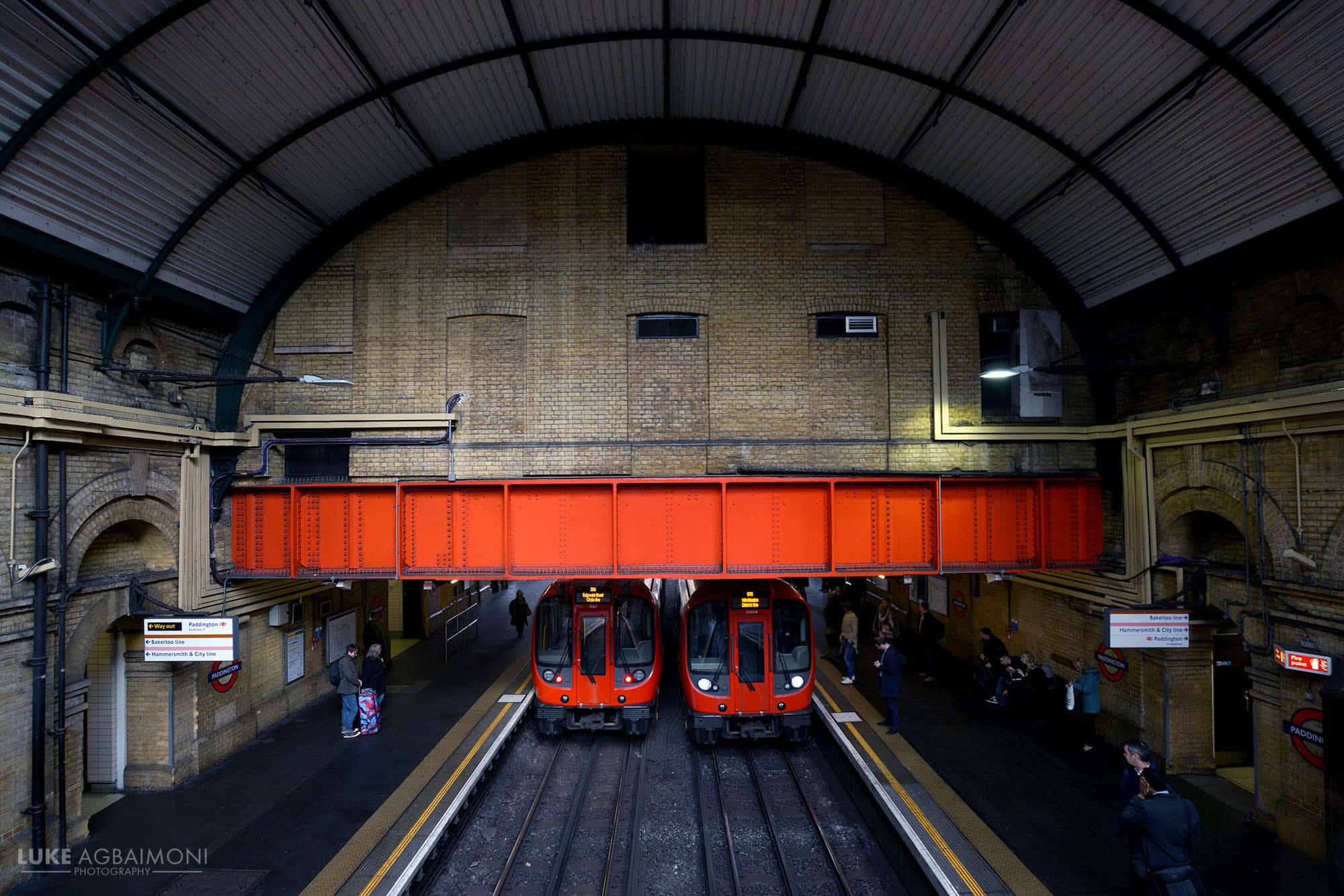 Paddington Station London Photography Tube Mapper