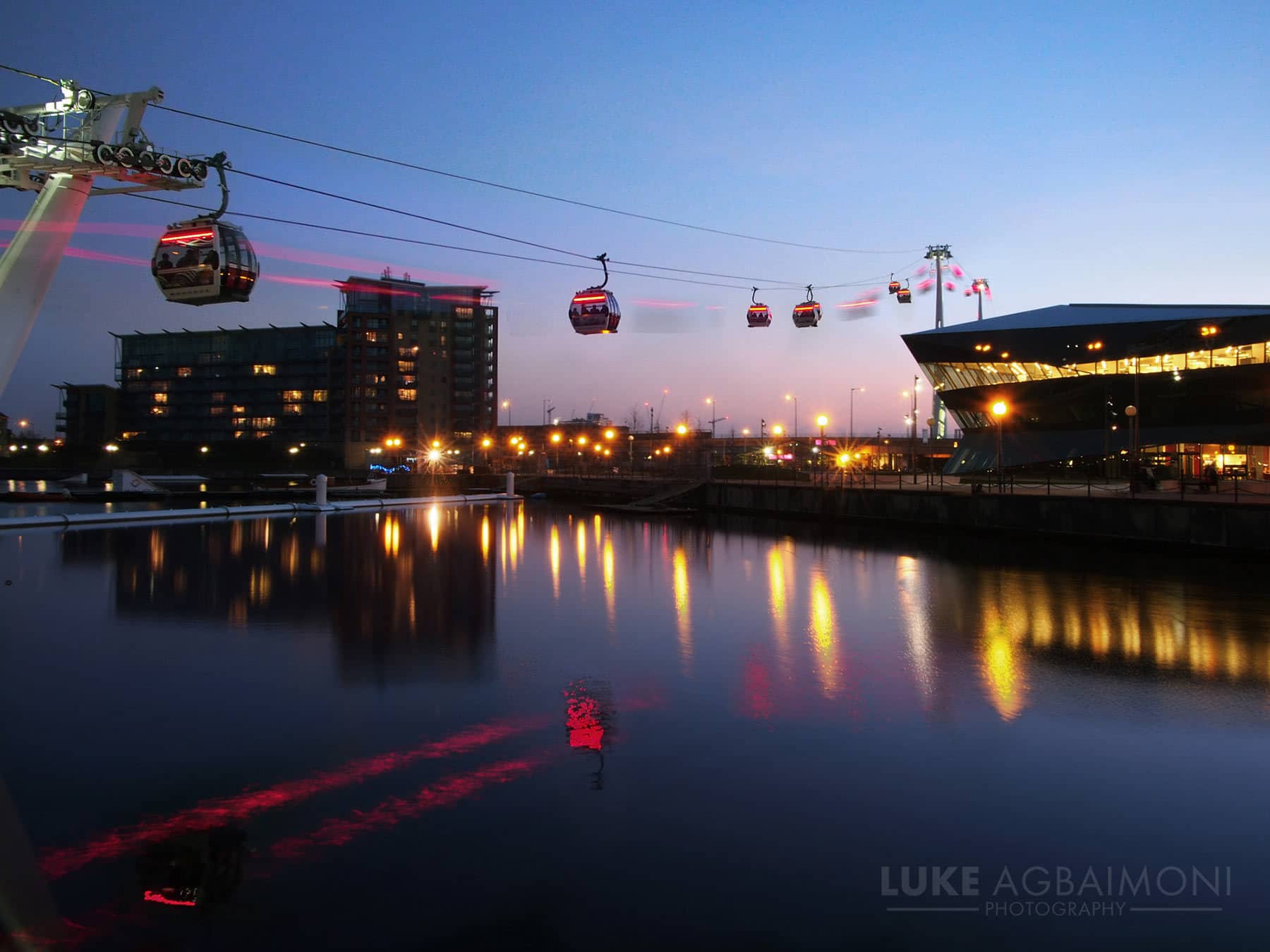 Photography of Emirates Airline London Cable Cars Tubemapper