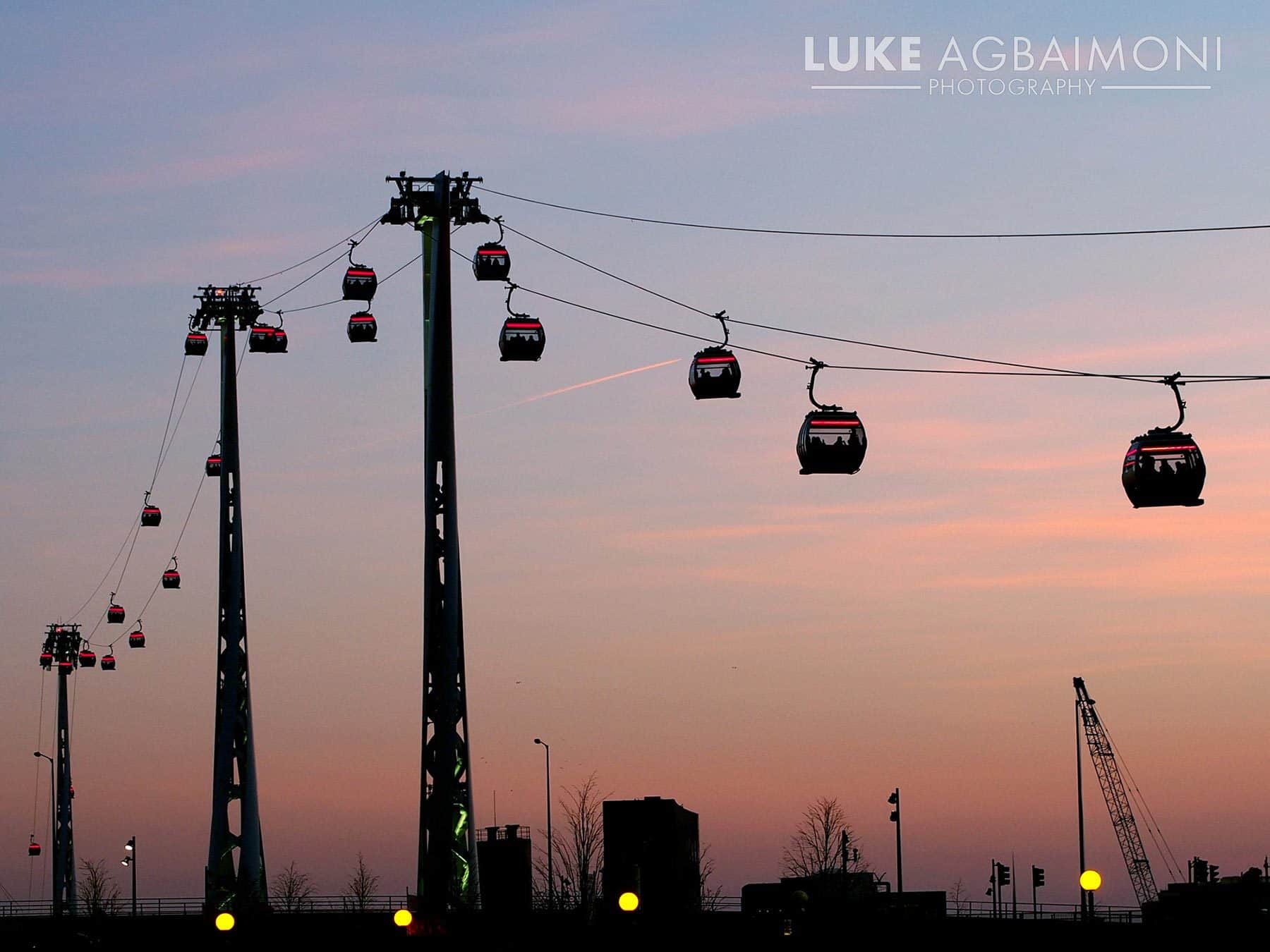 Photography of IFS Cloud London Cable Cars Tubemapper