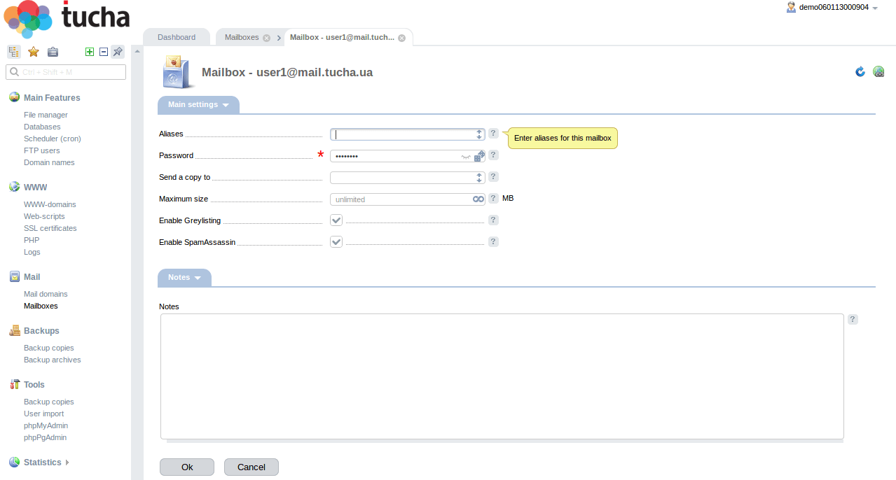 How to set up a mail server on VPS TuchaCloud