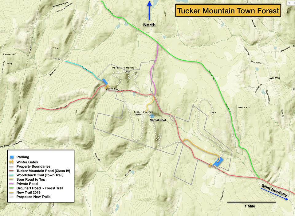 Looking Forward Tucker Mountain Newbury, Vermont